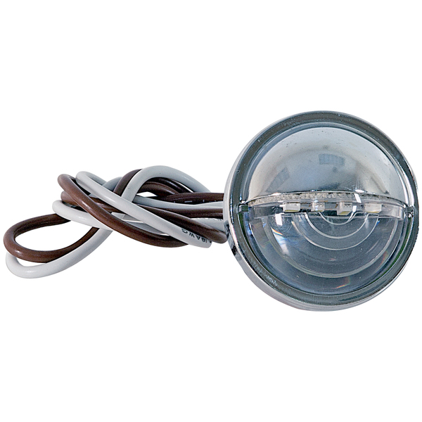 Buyers Products 1.5 Inch Clear Round License/Utility Light With 4 LED 5621534