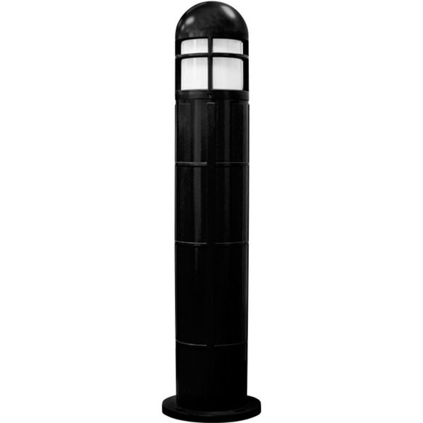 Dabmar Lighting Bollard, D140, LED112, B LED, Fiberglass D140-LED112-B