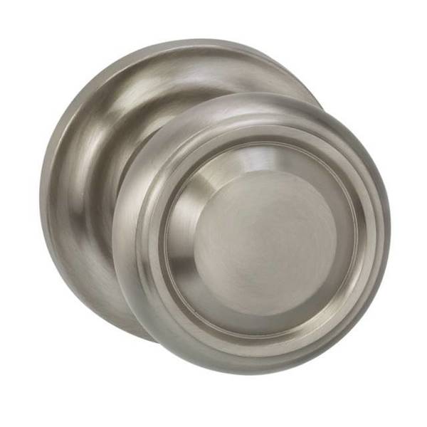 Omnia Pass 565 Knob Traditional Rose, 234BS and T Strike Satin Nickel 565TD/234T.PA15