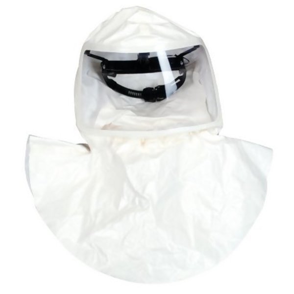 Msa Safety Hood, Universal Mask Size, White, PK20 10095740