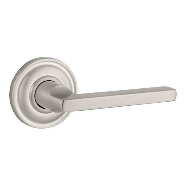 Baldwin Reserve Satin Nickel Door Levers HDSQUTRR150