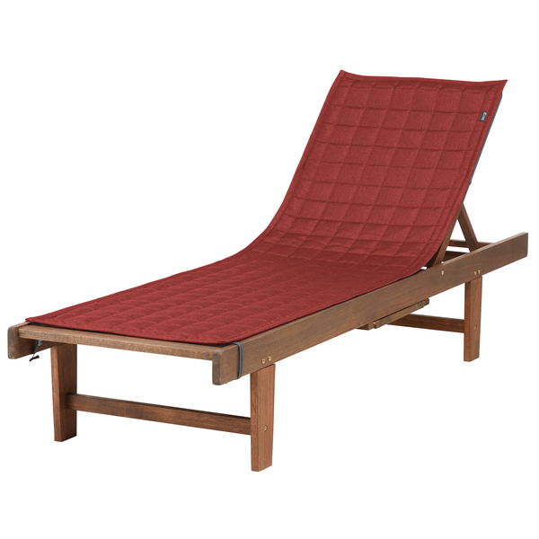 Classic Accessories Montlake Patio Chaise Slipcover, Heather Henna, 72"x21" 56-016-046601-RT