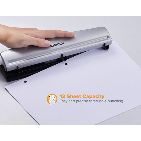 Master EP210 Electric 2-Hole Punch - 12 Sheets [White] 1 /Each