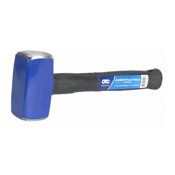 Otc Club/Hand Drill Hammer, 4lb, 12" Handle 5791ID-412