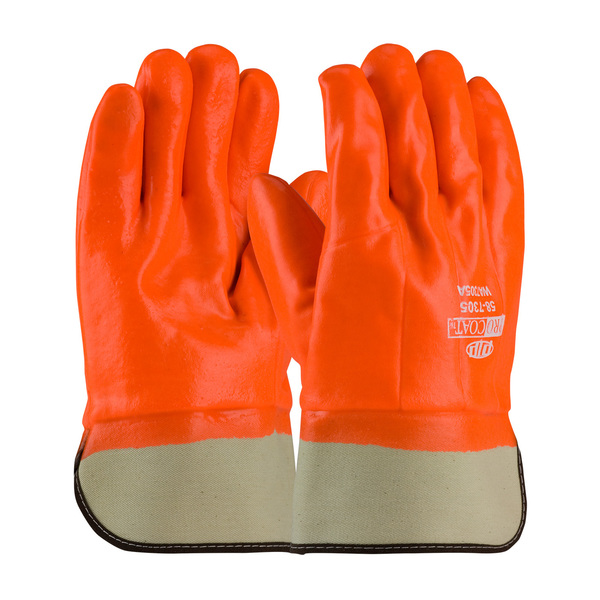 Pip Procoat Pvc Gloves, Safety Cuff, PK12 58-7305
