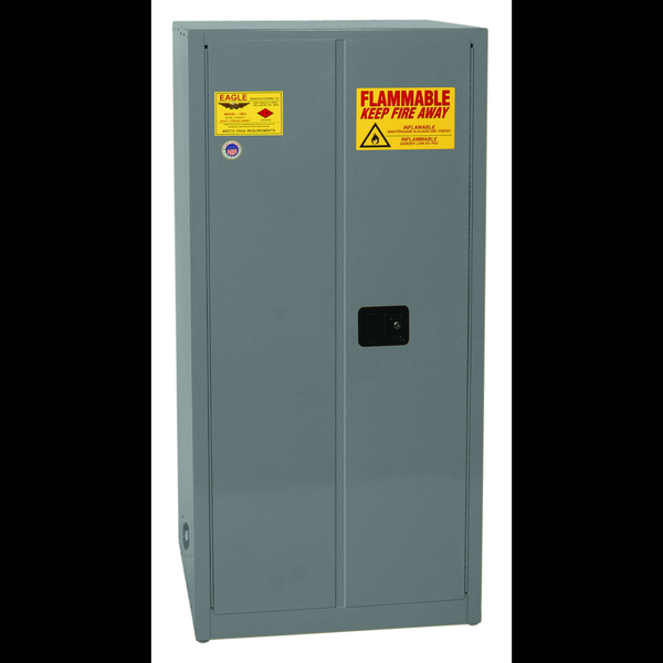 Eagle Mfg Flammable Liquid Safety Cabinet, Gray 6010XGRAY