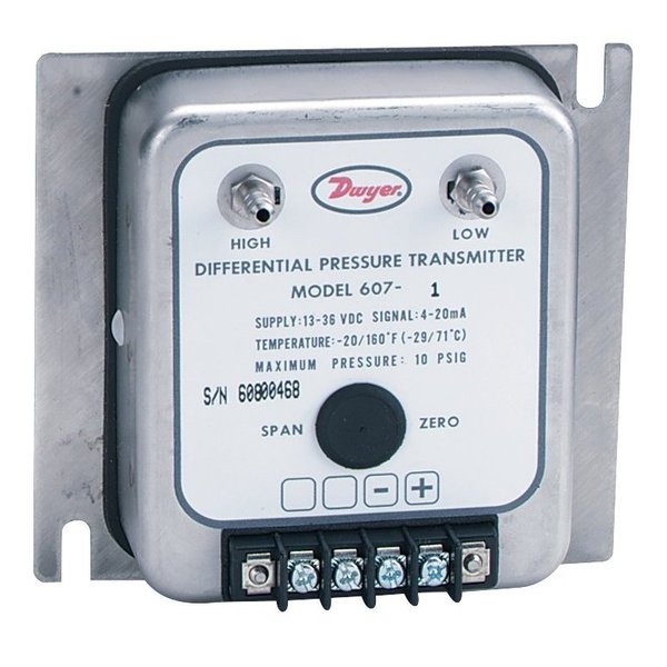 Dwyer Instruments Differential Pres Indicating Transmitter 605-30