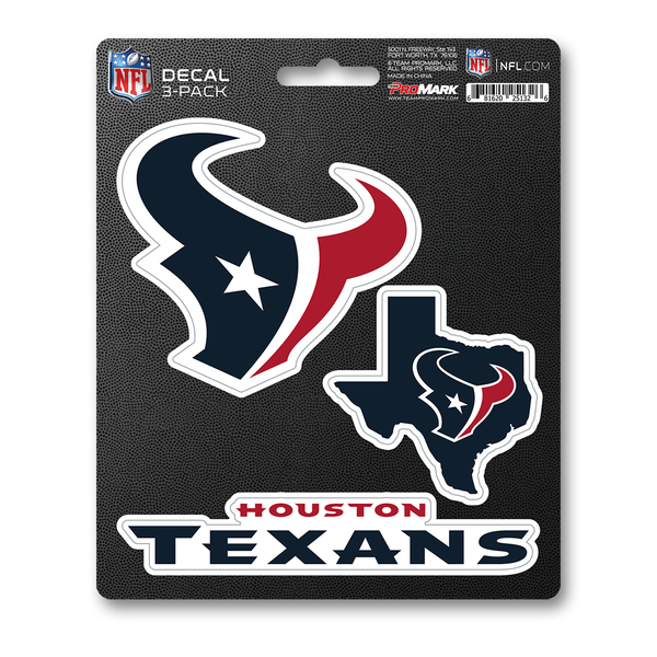 Fanmats NFL Houston Texans Decal Stickers 60976