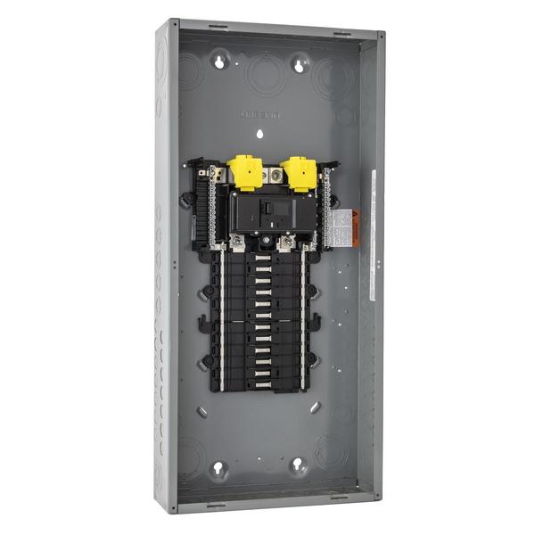 Square D Load Center, QO, 24 Spaces, 200A, 120/240V AC, Main Circuit Breaker, 1 Phase QO124M200P