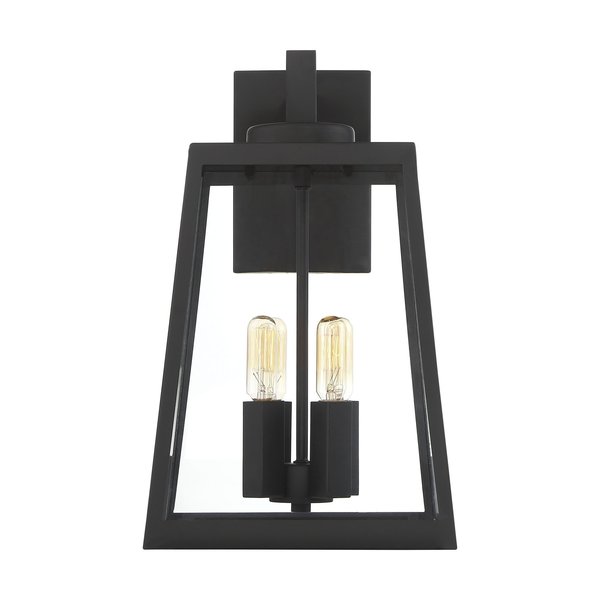 Nuvo Halifax - 4-Light - Large Lantern - Matte Black Finish with Clear Glass 60/6583