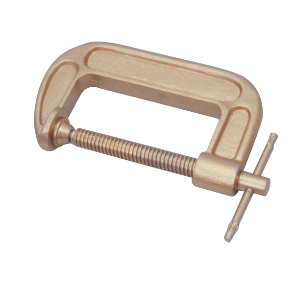 Cs Unitec Non Sparking C-Clamp, 100mm (4in), Beryllium Copper EX901-100B