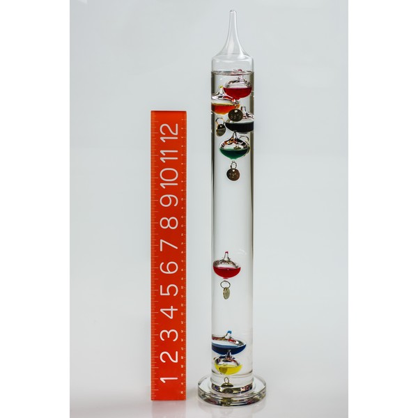 Bel-Art Galileo Thermometer, 64 to 88F 18 to 30 B62000-0400