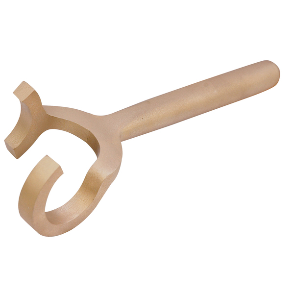 Cs Unitec Non Sparking Valve Wrench, 215mm, Beryllium Copper EX207S-215B