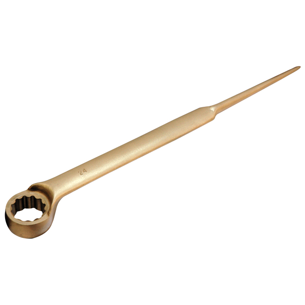 Cs Unitec Non Sparking Wrench, Construction w/Pin, 1-5/8in, Beryllium Copper EX204S-040UB