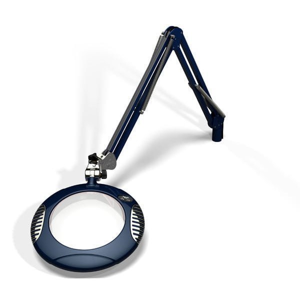 Magnifying Glass with LED Light, Lightweight Handheld Lighted 4X Magnifier by Stalwart, Silver