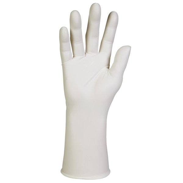 Kimtech G3, Nitrile Exam Gloves, 7 mil Palm, Nitrile, L, 100 PK, White 62813