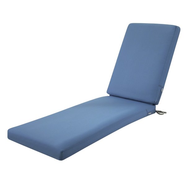 Classic Accessories Ravenna Chaise Cushion, Empire Blue, 72"x21"x3" 62-001-EMBLUE-EC