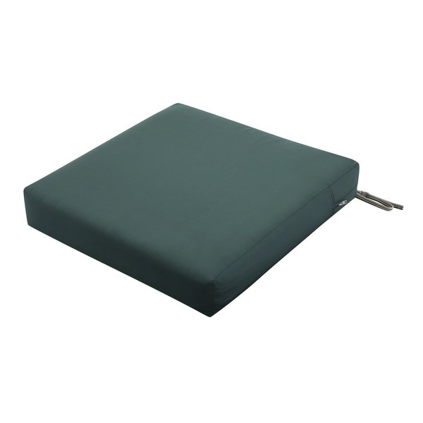 Classic Accessories Ravenna Seat Cushion, Mallard Green, 25"x25"x5" 62-020-MGREEN-EC