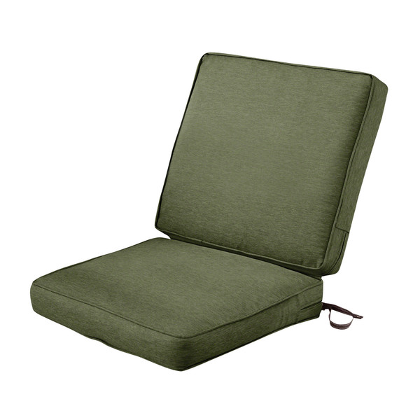 Classic Accessories Montlake FadeSafe Patio Chair Cushion, Heather Fern 62-055-HFERN-EC