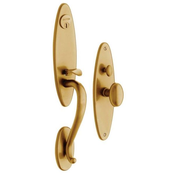 Baldwin Estate Entry Handlesets Vintage Brass 6573.033.ENTR