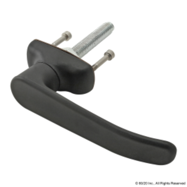 80/20 Black L-Handle Clockwise 65-2929