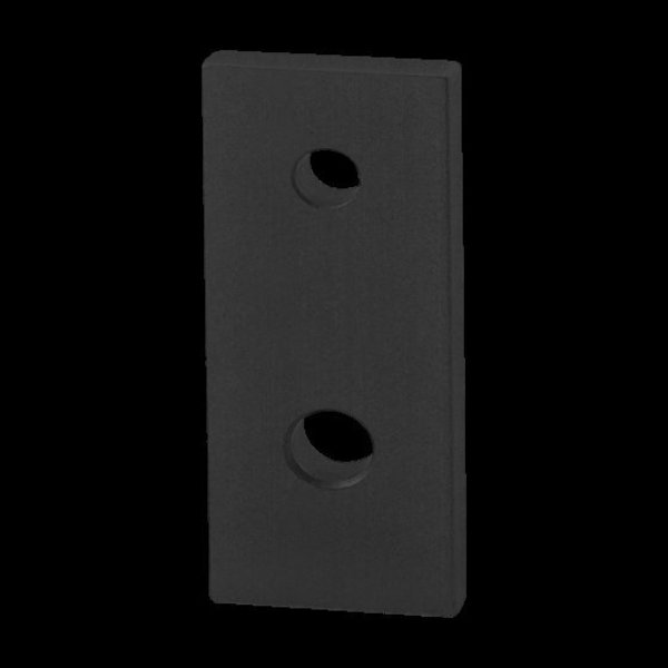 80/20 Black 25 To 40 S 2 Hole Transition Strip 65-4510-BLACK