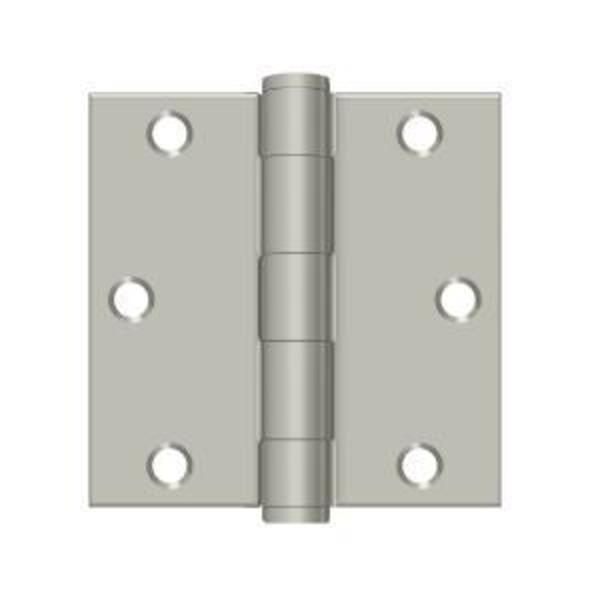 Deltana Satin Nickel Square Hinge S35HD15