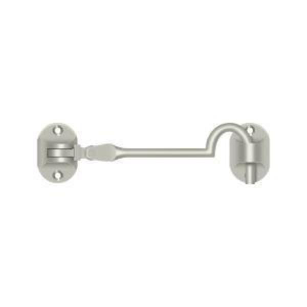 Deltana Cabin Hooks, British Style, 4" Satin Nickel CHB4U15