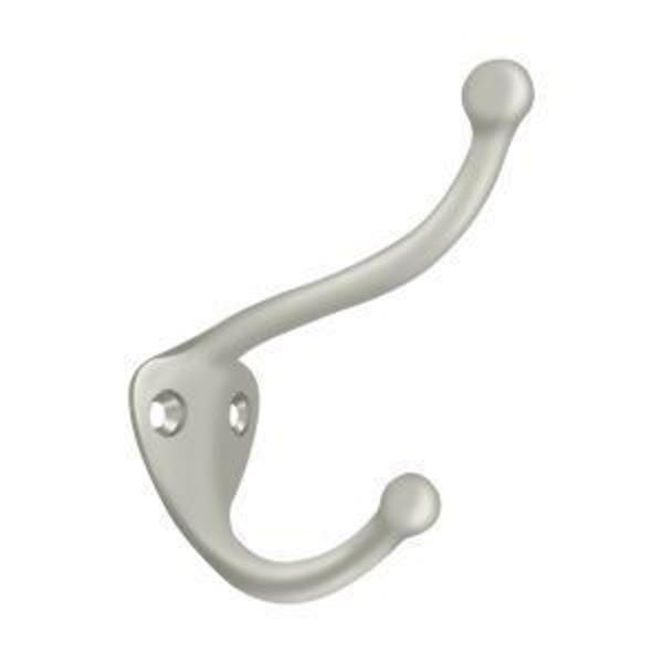 Deltana Coat & Hat Hook Satin Nickel CAHH3U15