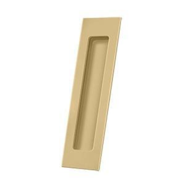 Deltana Flush Pull, Rect, Solid Brass, 7" X 1-7/8" X 3/8" Brushed Brass FP7178U4