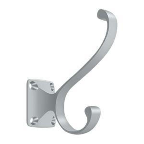 Deltana Heavy Duty, Coat & Hat Hook Satin Chrome CAHH35U26D