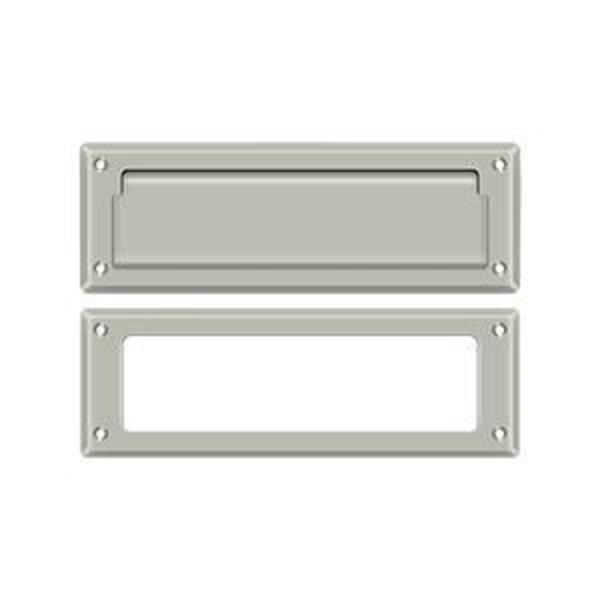 Deltana Mail Slot 8-7/8" With Interior Frame Satin Nickel MS626U15