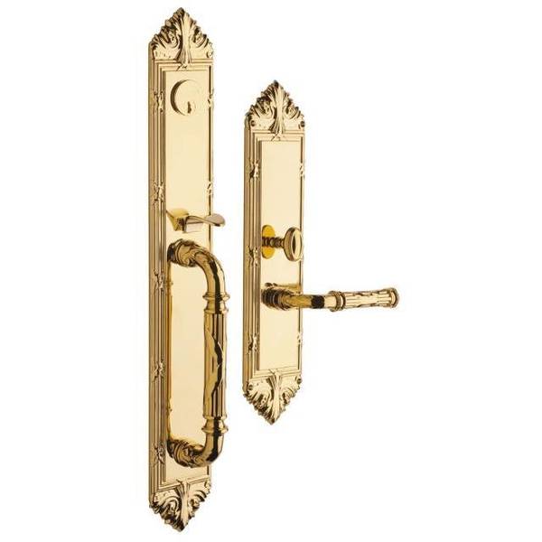 Baldwin Estate Entry Handlesets Lifetime Brass 6952.003.LENT