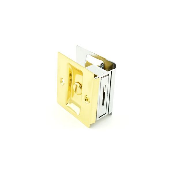 Trimco Privacy Pocket Door Lock Square Cutout for 1-3/8" Thick Door BB 1065.605/625