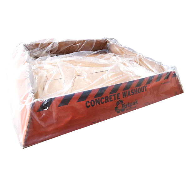 Outpak Washout Corrugated Disposable Construction Washo 945-123406