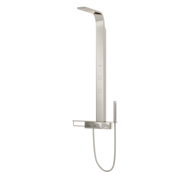 Pulse Showerspas Shower System, Stainless Steel Brushed, Wall 7002-SSB