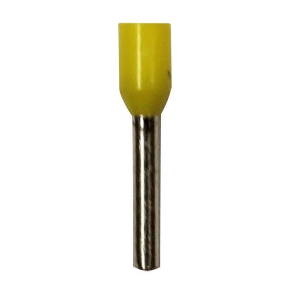 Eclipse Tools Wire Ferrule, Yellow, 20 AWG, PK100 701-023-100