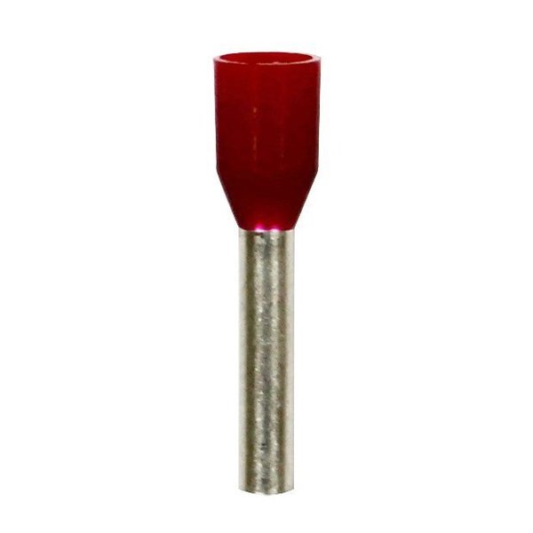Eclipse Tools Wire Ferrule, Red, 16 AWG, 10mm, PK500 701-024