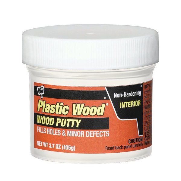 Dap Plastic Wood Wood Putty, PK6 3.7 oz Size, White 7079821245