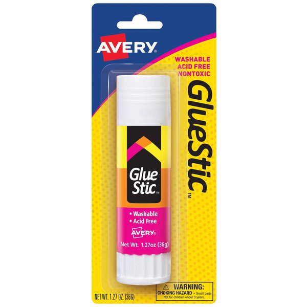 Clear Application Permanent Glue Stics, .26oz, Stick, 18/Pack