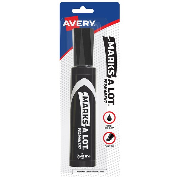 Avery Marks A Lot Permanent Markers, Jumbo Des 24138