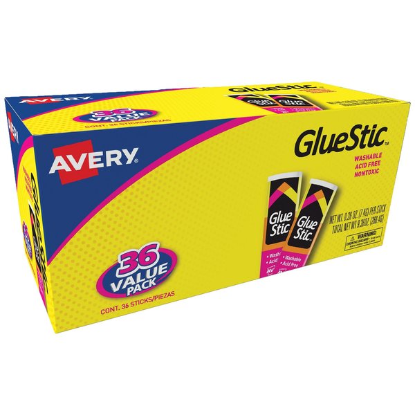Avery Permanent Glue Stic, Washable, Nontoxic, 1.27 oz., 1 Glue Stick