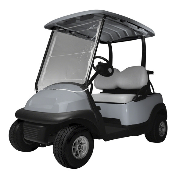 Classic Accessories Portable Golf Cart Windshield, White/Clear 72033