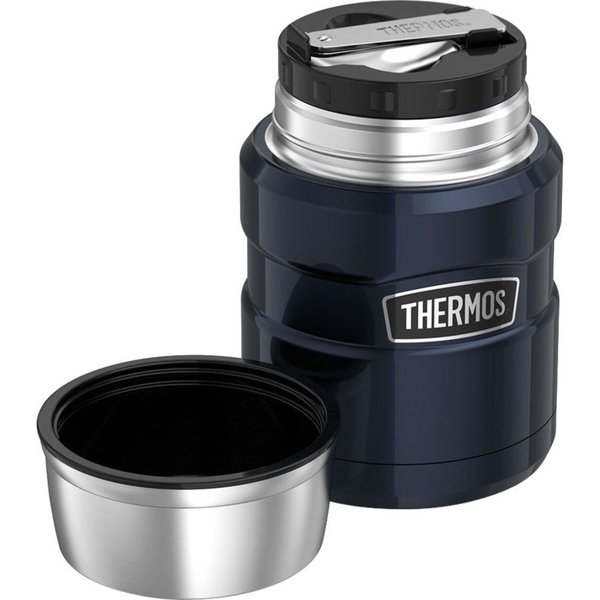 Thermos Stainless Steel Food Jar w/Folding Spoon, 16 oz., Teal TS3015TL4