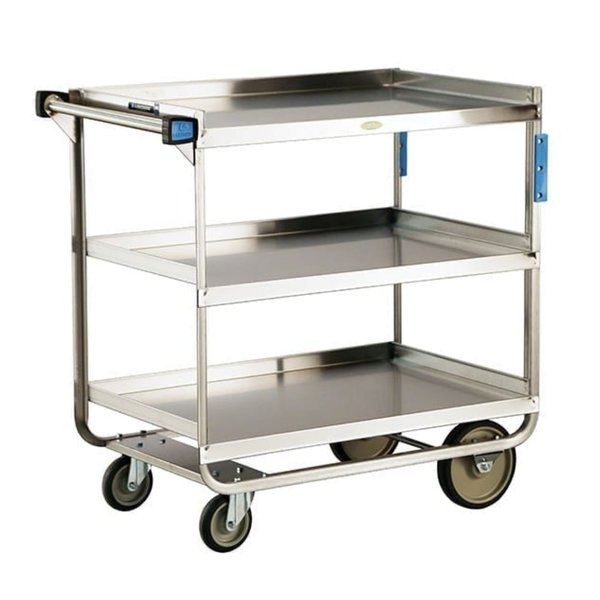 Lakeside Stainless Steel Utility Cart; 700 Lb Capacity, 3 Shelf, 21"x33" 744