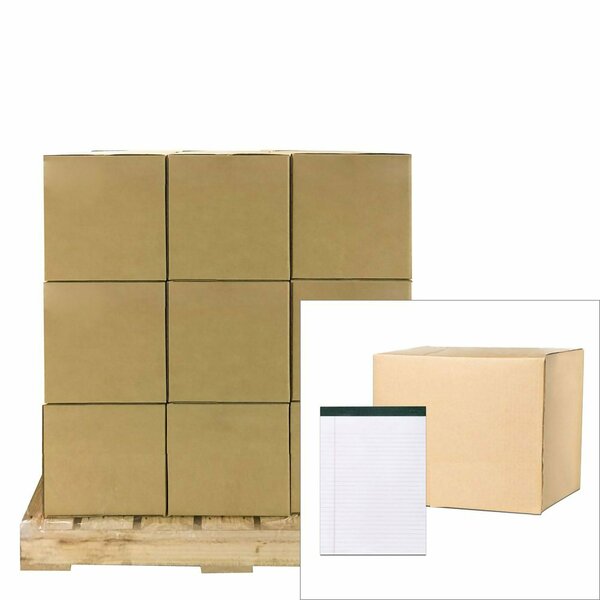 Roaring Spring Pallet of Legal Pads, 8.5"x11.75", 40 sheets of 15# Recycled White Paper Per Pad, Micro-Perforated 74713PL