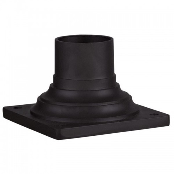 Livex Lighting Textured Black Outdoor Pier Mount Adapte 7586-14