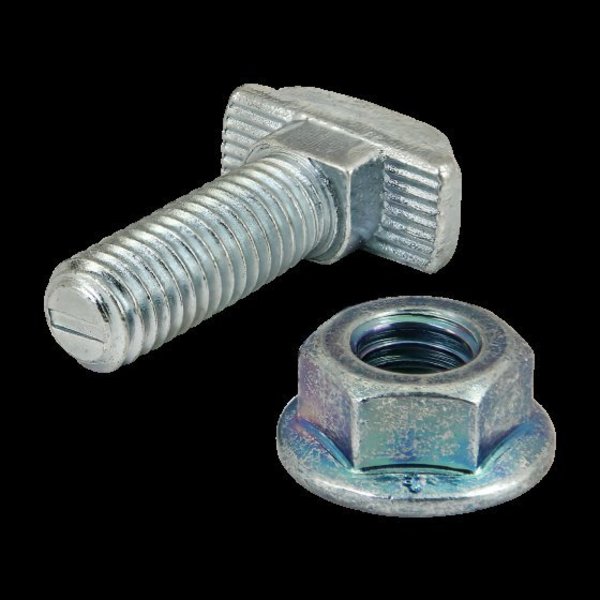 80/20 M8 X 25mm Drop In T-Stud W/Nut 75-3635