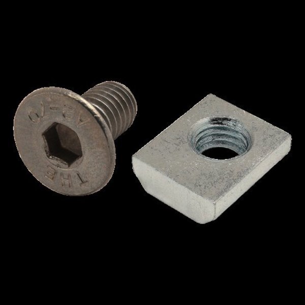 80/20 M6-1.00 Socket Head Cap Screw, Plain Stainless Steel, 12 mm Length 75-3639