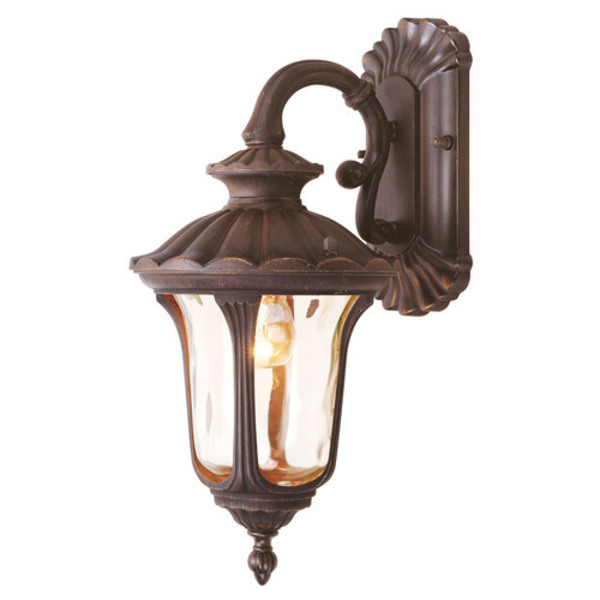 Livex Lighting Oxford 1 Light Imperial Bronze Outdoor Wall Lantern 7651-58